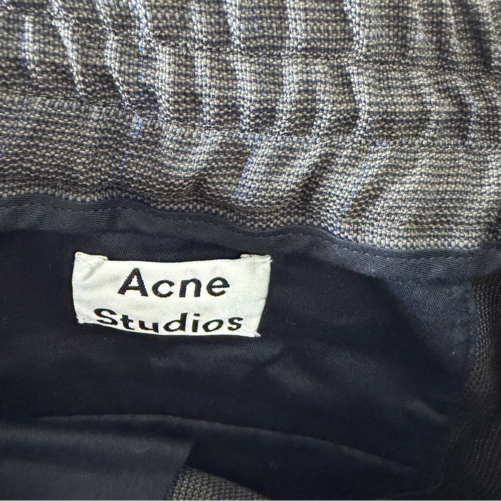 Acne Studios Men’s Ryder Wool Blend Trousers Pinstripe Pants Size 44 / US 34 - Picture 4 of 7